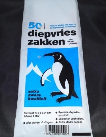 Pinguin diepvries zakken 1 Liter
